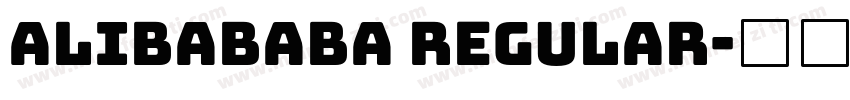 alibababa regular字体转换
